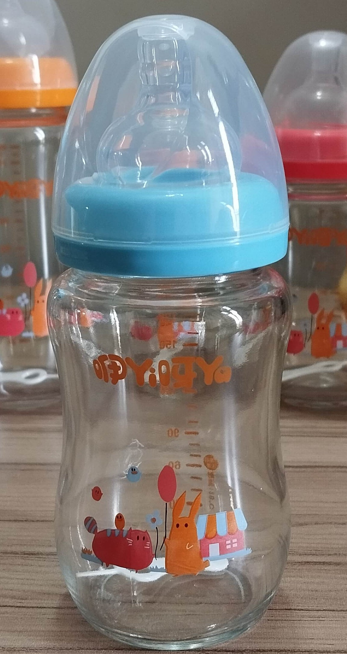 Imported High Quality Pure Glass Baby Feeder 6oz And 9oz
