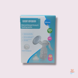 Manual Breast Pump Silicone & Feeding Bottle 150 ml