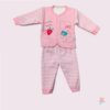 Baby Cotton Blended Full Sleeve Trouser and Shirt for Newborn baby 0-3 Months Pink 2