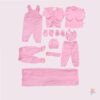 newborn baby winter clothes set 11pcs infant clothing essentials pink